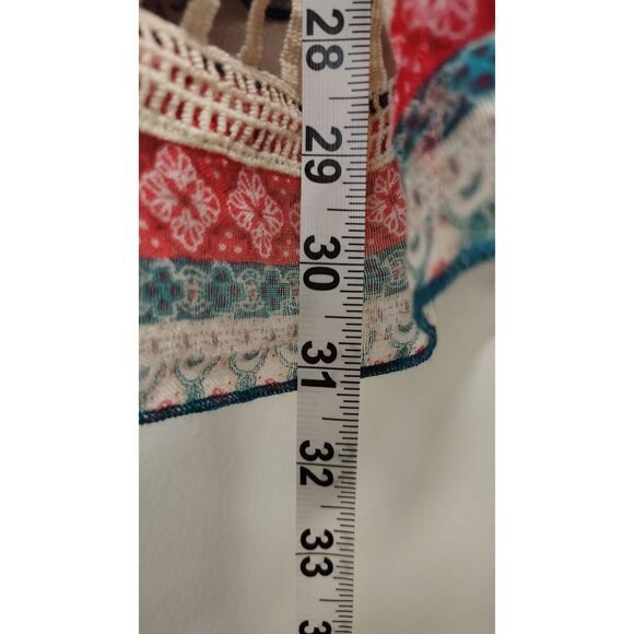 NWT Boho multi color flowy summer top - Picture 5 of 6